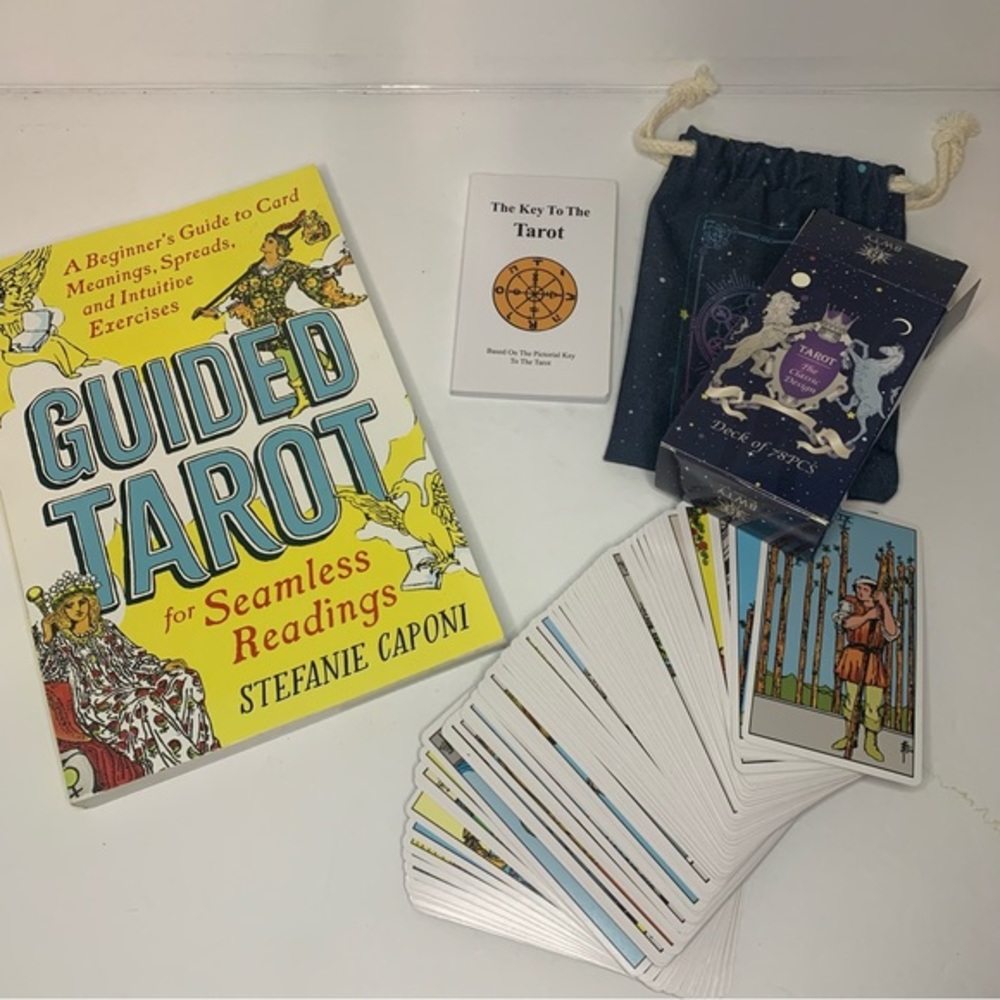 Guided Tarot Book & Tarot Deck Gift Set, book by Stefanie Caponi